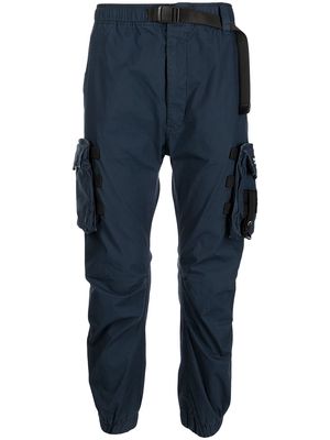 izzue tapered-leg cargo trousers - Blue