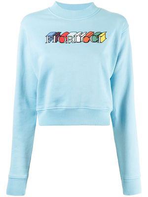 Fiorucci logo-print sweatshirt - Blue