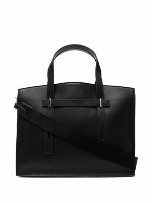 Furla grained-leather tote bag - Black