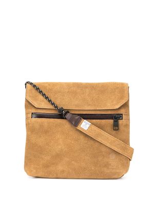 As2ov flat shoulder bag - Brown