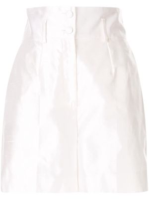 Dolce & Gabbana high waist shorts - White