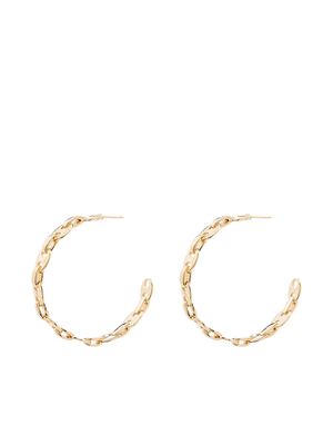 Paco Rabanne chain-link hoop earrings - Gold