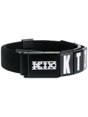 KTZ logo block belt - Black