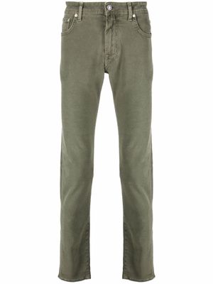Jacob Cohen low-rise skinny trousers - Green