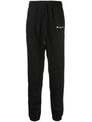 Readymade embroidered logo track pants - Black