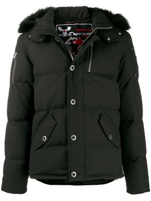 Moose Knuckles hooded padded coat - Black