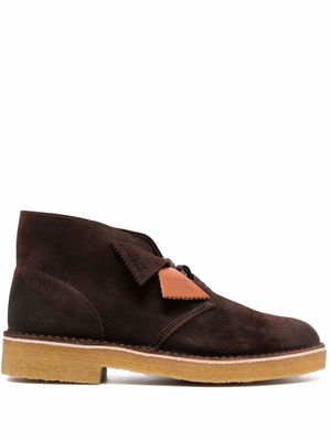 Clarks lace-up ankle boots - Brown