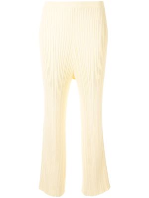 Dion Lee flared style trousers - Yellow