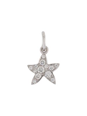 Dodo 18kt white gold Star diamond charm - Silver