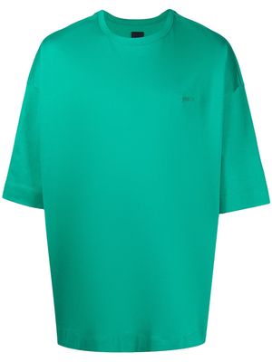 Juun.J graphic-print oversized-fit T-shirt - Green