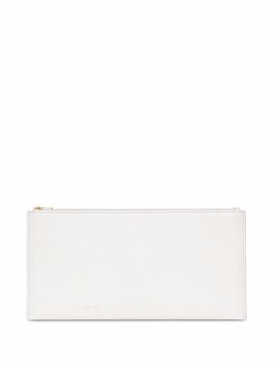 Yu Mei Adrian leather envelope clutch - White