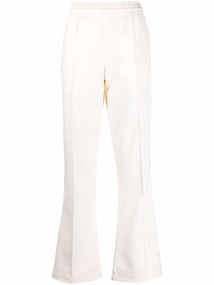 Casablanca Laurel pattern-trimmed trousers - Neutrals