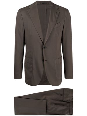 Lardini single-breasted two-piece suit - Brown