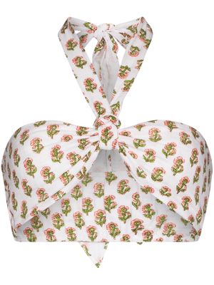Anaak Lubina floral-print wrap top - White