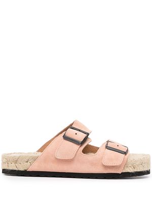 Manebi Nordic double-buckle sandals - Pink