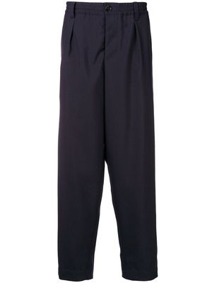 Marni loose fit darted trousers - Blue