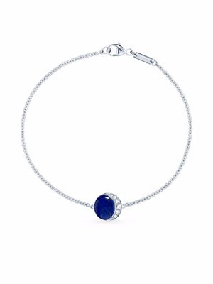 David Morris 18kt white gold Fortuna lapis lazuli and diamond bracelet - Silver