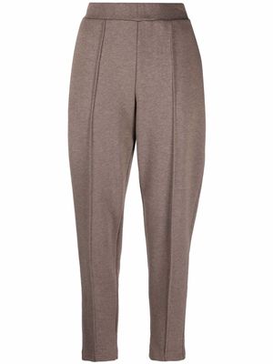 12 STOREEZ slim-fit tapered trousers - Brown