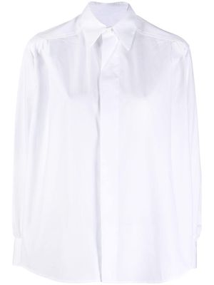 AMI Paris long-sleeved cotton shirt - White