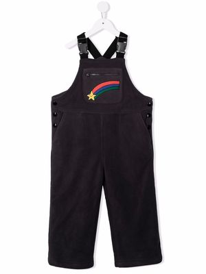 JELLYMALLOW embroidered straight-leg dungarees - Grey