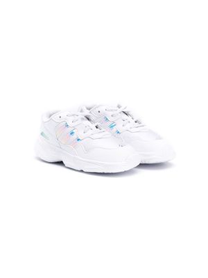 adidas Kids iridescent sneakers - White
