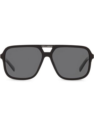 Dolce & Gabbana Eyewear Angel navigator-frame sunglasses - Black
