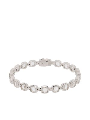 Tom Wood crystal-embellished bracelet - Silver