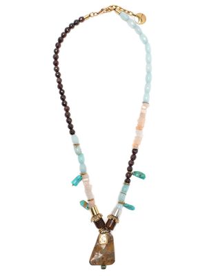 Camila Klein gemstone embellishments Liora necklace - Multicolour
