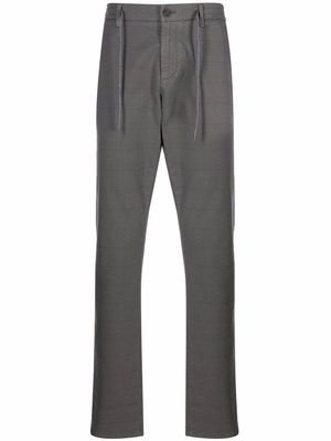 Canali drawstring-waist trousers - Grey
