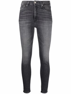 Calvin Klein Jeans high-rise skinny jeans - Grey