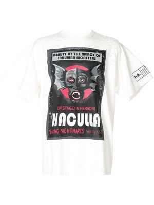 Haculla monster logo T-shirt - White