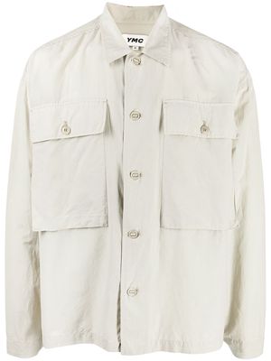 YMC Military buttoned-up shirt - Neutrals