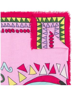 La DoubleJ Persephone squared scarf - Pink