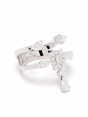 Yeprem 18kt white gold diamond ring - Silver