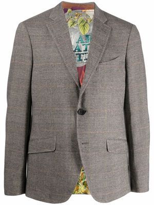 ETRO notched-lapel single-breasted blazer - Brown