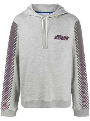 Koché phoenix embroidered hooded sweatshirt - Grey