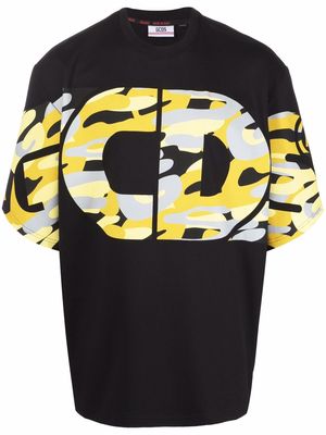 Gcds oversize-logo cotton T-shirt - Black