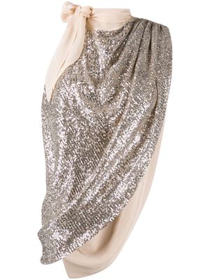 Magda Butrym embellished sleeveless top - Silver