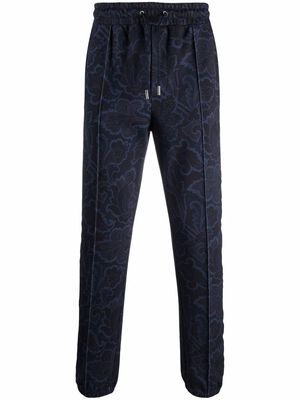 ETRO all-over pattern trousers - Blue