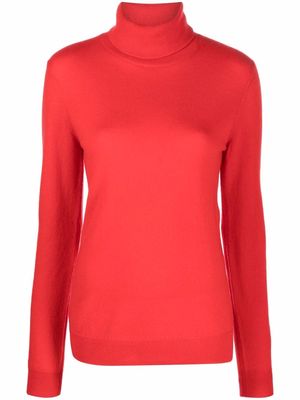 12 STOREEZ cashmere roll-neck jumper - Red