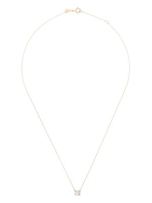 Adina Reyter 14-karat yellow gold baguette-cut diamond necklace