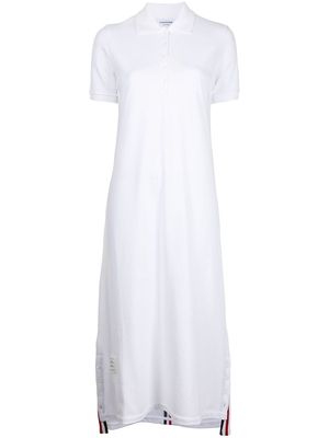Thom Browne A-line polo dress - White