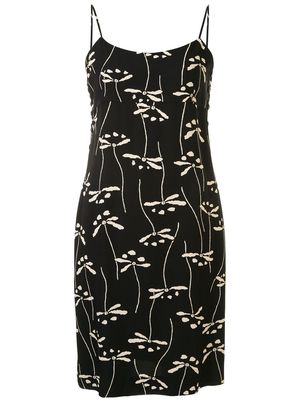 Chanel Pre-Owned 1998 floral print dress - Black