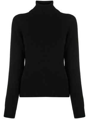 Saint Laurent cashmere turtleneck jumper - Black
