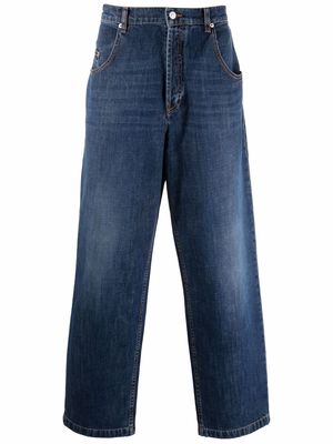 Kenzo high-rise wide-leg jeans - Blue