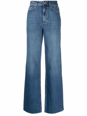 12 STOREEZ high-rise wide-leg jeans - Blue