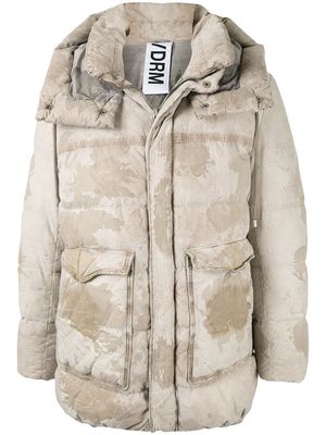 Drome camouflage padded jacket - Brown