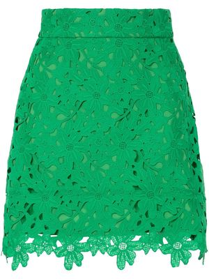 Bambah Kelly lace mini skirt - Green