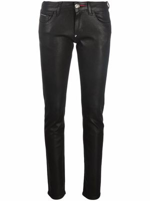 Philipp Plein Iconic Plein slim-fit jeans - Black