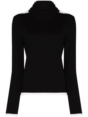 Erin Snow Reggie merino hooded jumper - Black